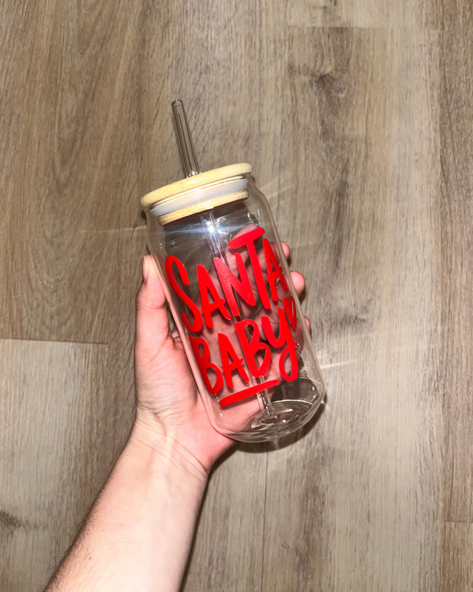 Santa Baby - Trinkglas