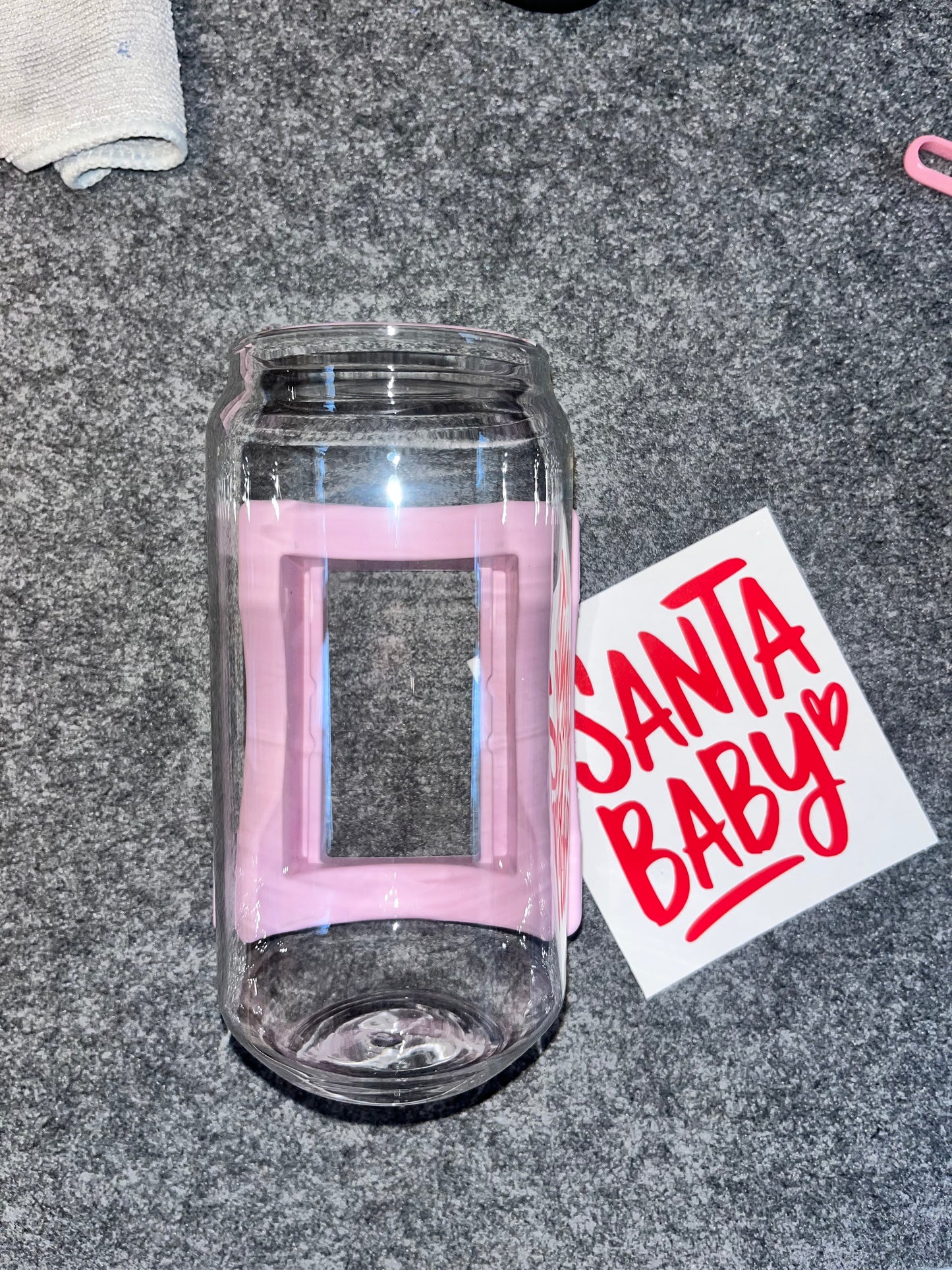 Santa Baby - Trinkglas